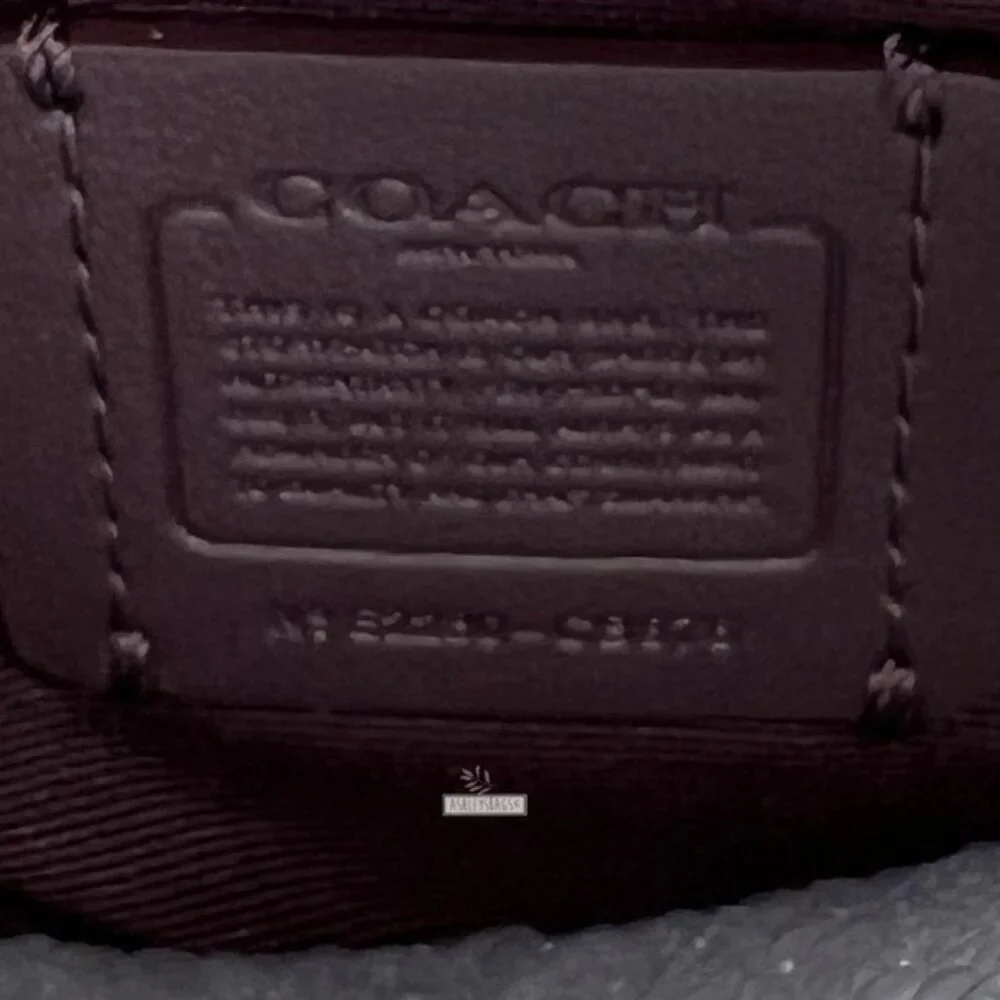 Coach Lacey Crossbody In Gold Wine Multi